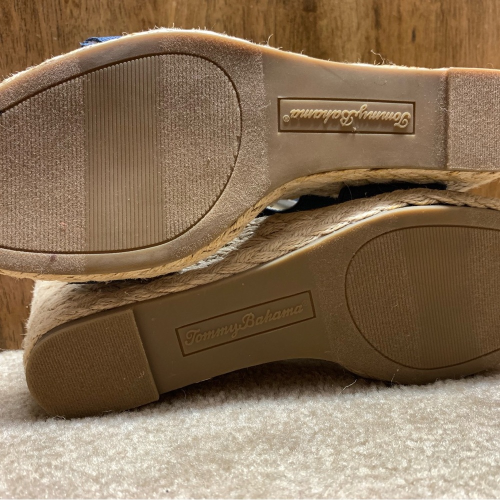 Tommy Bahama Women's Dark Blue Sandals - Picture 6 of 8